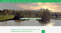 Desktop Screenshot of campingdespoteries.fr